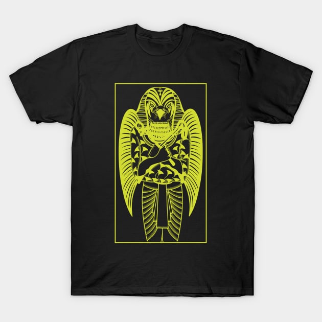 Horus Egyptian God T-Shirt by Thrylos Store